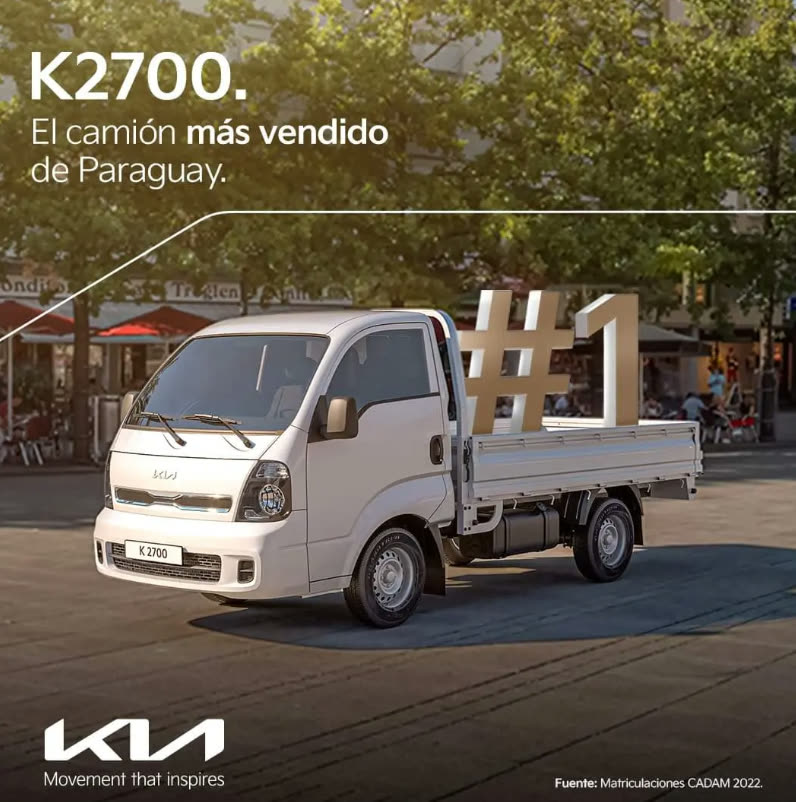 KIA K2700 cabina sencilla