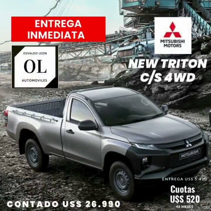 Mitsubishi New Triton cabina simple 4WD